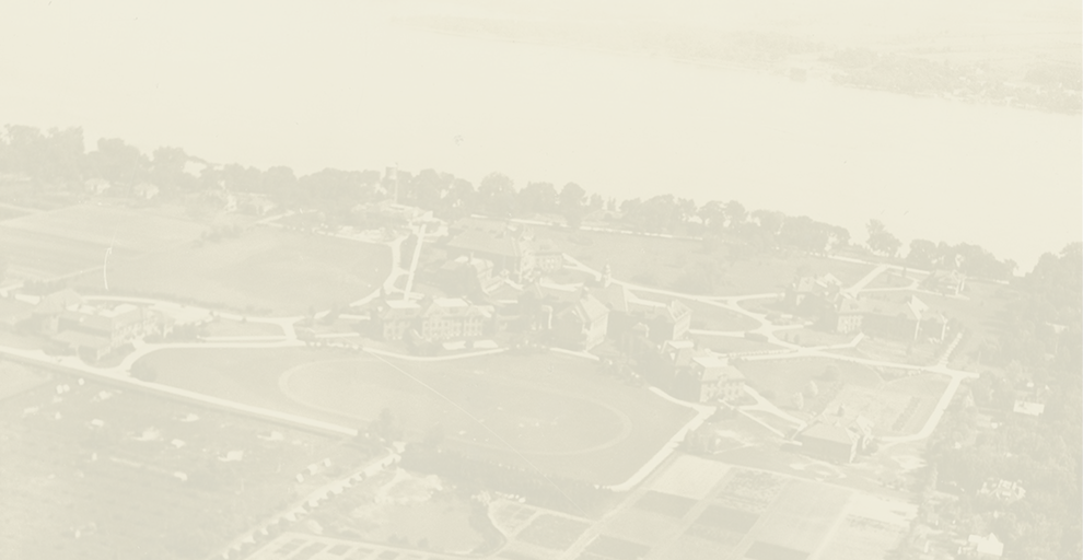 Arial photo of the LSU campus
